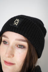 Lorena Antoniazzi Wool Cashmere Lurex Toque in Black Vancouver. Shop Online or in Store.