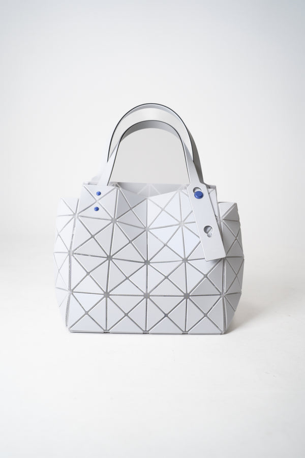 Bao Bao Issey Miyake Carat Matte Hand Bag in Light Grey Vancouver. Shop Online or in Store.