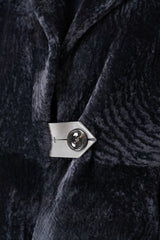 Manzoni 24 100% Nappa Lamb Shearling Vest in Anthracite Vancouver. Shop Online or in Store.