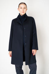 Manzoni 24 Wool Cashmere Loro Piana Coat in Navy Vancouver. Shop Online or in Store.