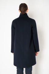 Manzoni 24 Wool Cashmere Loro Piana Coat in Navy Vancouver. Shop Online or in Store.