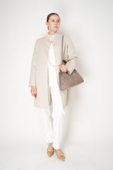 Manzoni 24 Wool Cashmere Loro Piana Coat in Oat Vancouver. Shop Online or in Store.