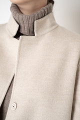 Manzoni 24 Wool Cashmere Loro Piana Coat in Oat Vancouver. Shop Online or in Store.
