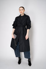 Peter O. Mahler Crash Trench Coat in Black