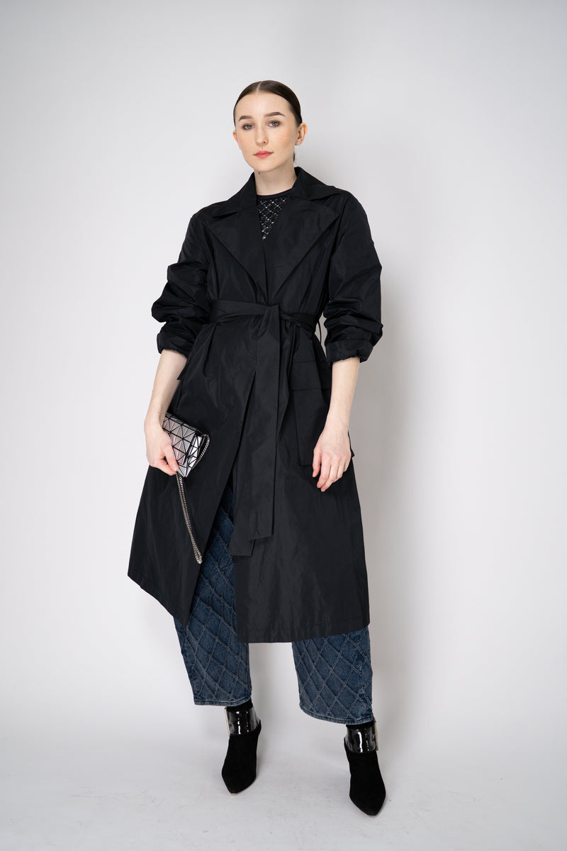 Peter O. Mahler Crash Trench Coat in Black