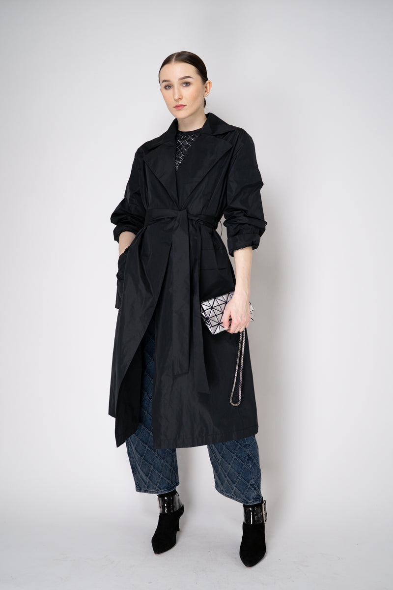 Peter O. Mahler Crash Trench Coat in Black