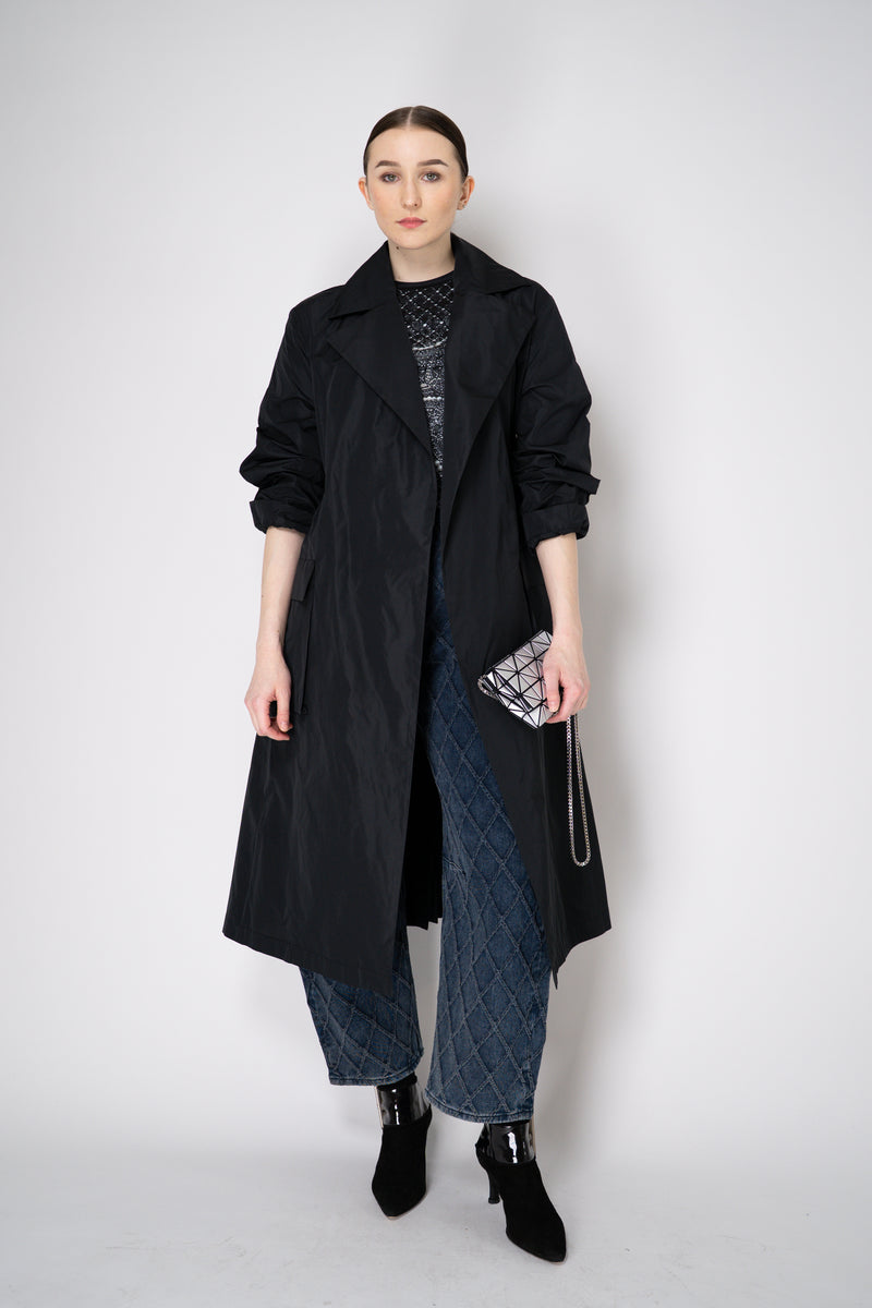 Peter O. Mahler Crash Trench Coat in Black