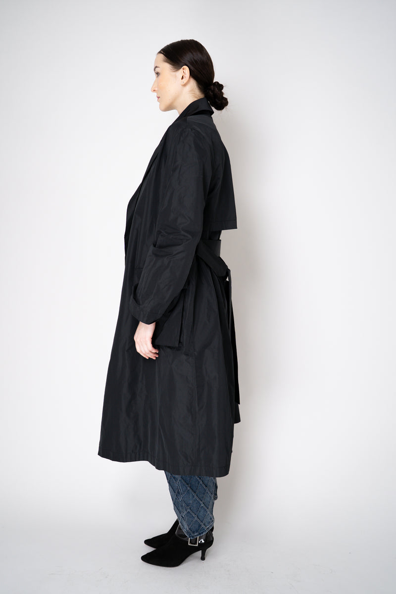 Peter O. Mahler Crash Trench Coat in Black