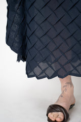MeiMeiJ 3D Effect Skirt in Comet Blue Vancouver. Shop Online or in Store.