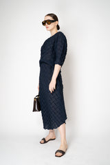 MeiMeiJ 3D Effect Skirt in Comet Blue Vancouver. Shop Online or in Store.