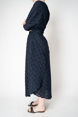MeiMeiJ 3D Effect Skirt in Comet Blue Vancouver. Shop Online or in Store.
