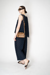 MeiMeiJ 3D Effect Sleeveless Top in Comet Blue Vancouver. Shop Online or in Store.
