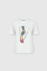 Missoni Printed Cotton Jersey T-Shirt in White