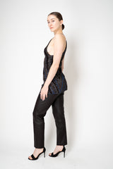 Missoni Asymmetrical Sequin Tunic Top in Autumnal Lurex Chevron Vancouver. Shop Online or in Store.