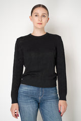Missoni Chevron Knit Knit Pullover in Black Vancouver. Shop Online or in Store.