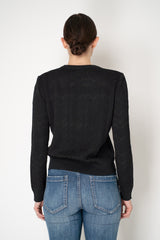 Missoni Chevron Knit Knit Pullover in Black Vancouver. Shop Online or in Store.