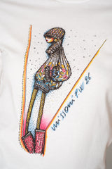 Missoni Printed Cotton Jersey T-Shirt in White Vancouver. Shop Online or in Store.