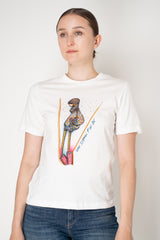 Missoni Printed Cotton Jersey T-Shirt in White Vancouver. Shop Online or in Store.