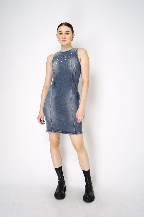 AMERI LACE DECOLLETE DRESS ワンピース