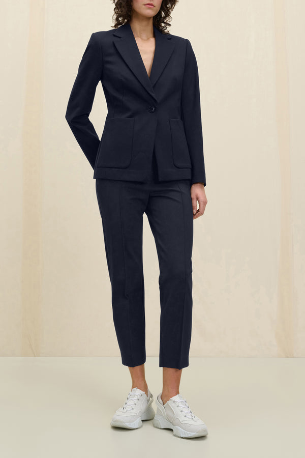 Dorothee Schumacher Emotional Essence Cigarette Pants in Navy