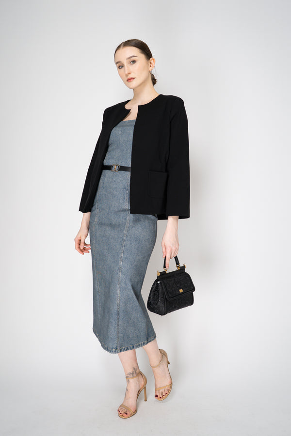 Odeeh Cinched Waist Ponte Jacket in Black Vancouver. Shop Online or in Store.