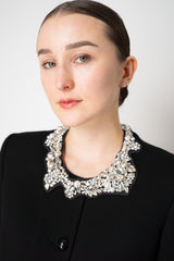 Odeeh Rhinestone Collier in Crystal Pearls