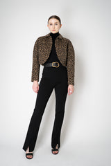 Odeeh Stretch Viscose Flared Pull-On Pants in Jet Black Vancouver. Shop Online or in Store.