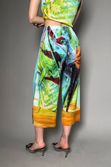Pleats Please Tropical Winter Pants in Blue  - Ashia Mode - Vancouver , BC