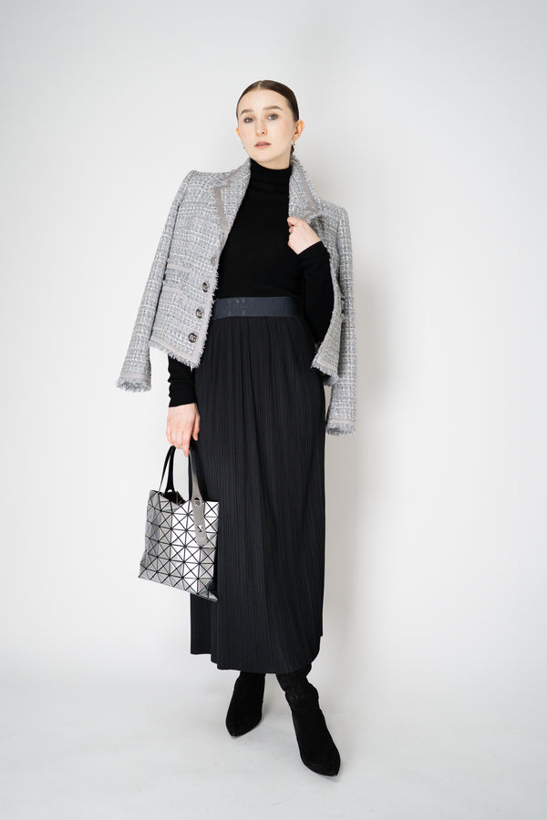 Peserico Ankle-Length Pleated Skirt in Black Vancouver. Shop Online or in Store