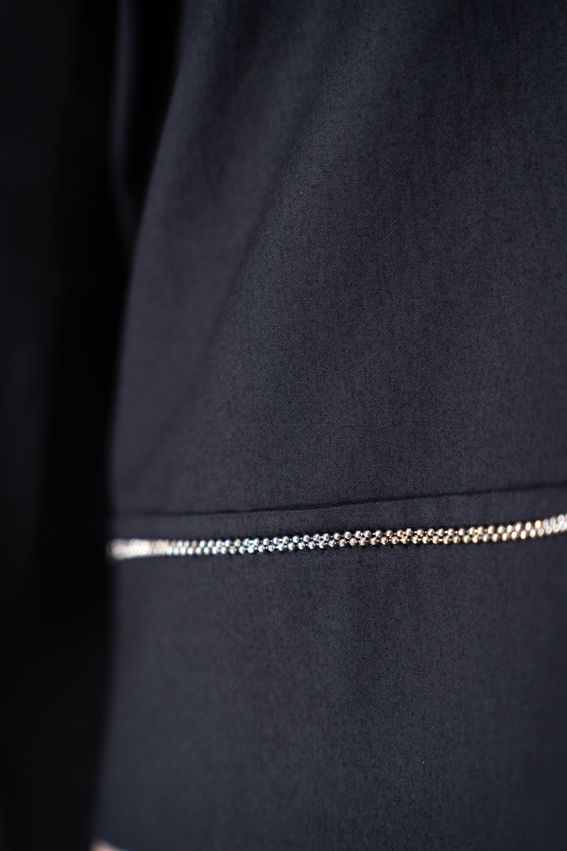 Peserico Cotton Poplin Shirt Dress in Navy Vancouver. Shop Online or in Store