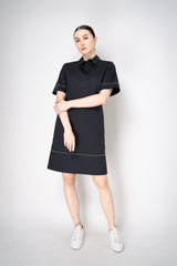 Peserico Cotton Poplin Shirt Dress in Navy Vancouver. Shop Online or in Store
