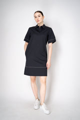 Peserico Cotton Poplin Shirt Dress in Navy Vancouver. Shop Online or in Store