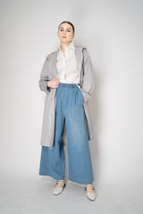 Peserico Cotton Voile Button-Up Blouse in White Vancouver. Shop Online or in Store