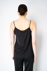 Peserico Feather Weight Rayon Camisole in Black Vancouver. Shop Online or in Store.