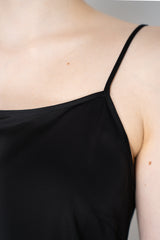 Peserico Feather Weight Rayon Camisole in Black Vancouver. Shop Online or in Store.
