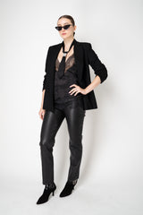 Peserico Filo Diamante Tie in Black
