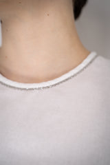 Peserico Handkerchief Hem Cotton Voile Top in White Vancouver. Shop Online or in Store