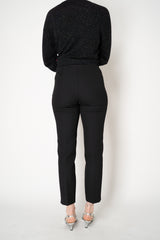 Peserico High Rise Tapered Trousers in Black Vancouver. Shop Online or in Store.