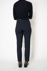 Peserico High Rise Tapered Trousers in Navy Vancouver. Shop Online or in Store.