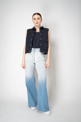 Peserico Long Wide Leg Jeans in Gradient Print Vancouver. Shop Online or in Store.