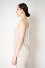 Peserico Peserico Silk Camisole in Brilliant Beading in Rose Beige Vancouver. Shop Online or in Store.