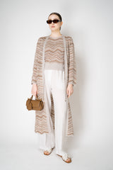 Peserico Pull-On Style Wide Leg Linen Pants in White Vancouver. Shop Online or in Store.