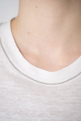 Peserico  Short Sleeve Linen Top with Cinch Detail in White Vancouver. Shop Online or in Store.
