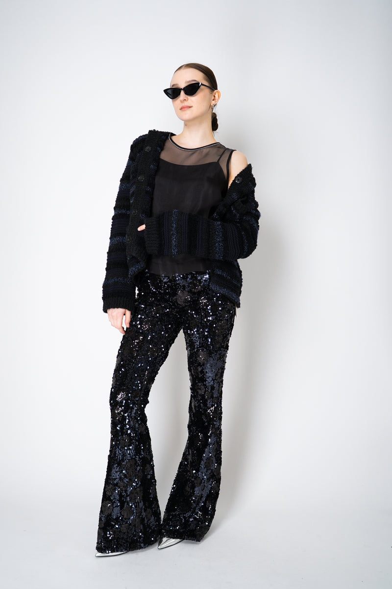 Peserico Silk Organza Sleeveless Top with Camisole Slip in Black Vancouver. Shop Online or in Store.