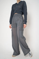 Peserico Technical Organza Cargo Pants in Grey Vancouver. Shop Online or in Store.