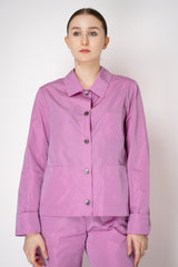 Peter O. Mahler A-line Crash Overshirt with Cuffed Sleeves in Pink Vancouver. Shop Online or in Store.