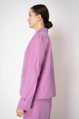 Peter O. Mahler A-line Crash Overshirt with Cuffed Sleeves in Pink Vancouver. Shop Online or in Store.