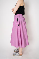 Peter O. Mahler A-line Crash Skirt with Contrasting Zipper Detail in Pink Vancouver. Shop Online or in Store.