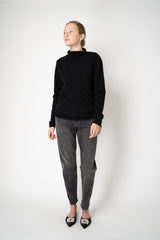 Peter O. Mahler Cashmere Knit Turtleneck Pullover in Black Vancouver. Shop Online or in Store. 
