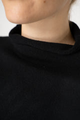 Peter O. Mahler Cashmere Knit Turtleneck Pullover in Black Vancouver. Shop Online or in Store. 